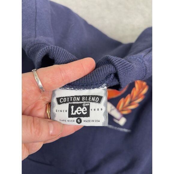 Vintage 1995 United States Navy Pullover Sweatshirt Men's Size Small Blue - Picture 4 of 9